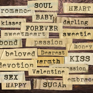 Palabras de diario de amor, diario basura, palabras digitales de amor, creación de tarjetas, álbumes de recortes, PNG, JPG
