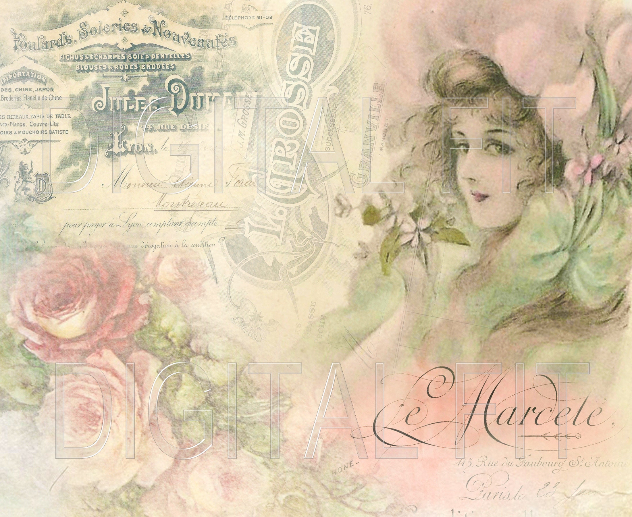 Vintage Victorian Ladies Junk Journal Kit, 23 Vintage Woman Junk Jour…