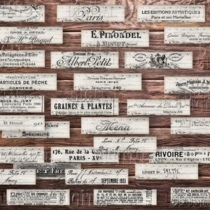 French Ephemera Stickers: Printable Junk Journal Embellishments (PDF Download) image 8