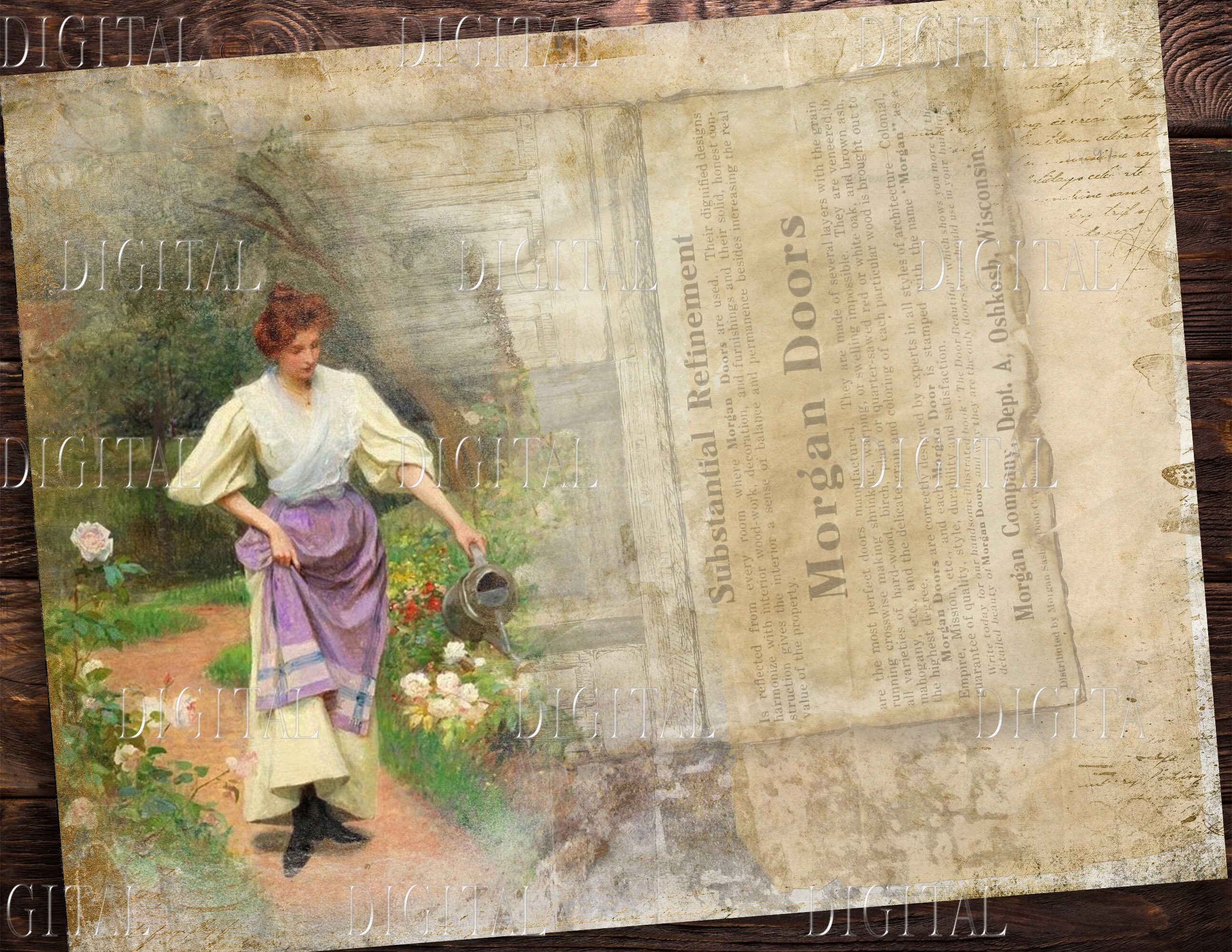 Vintage Spring Junk Journal Kit Junk Journal Pages Printable - Etsy France
