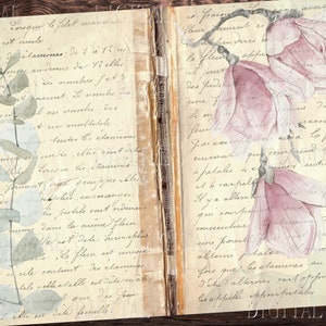 Botanical Junk Journal Kit: Vintage Ephemera Pages (PDF)