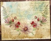 Farm Flowers Junk Journal Inserts, Cottage Flowers, Country Living Scenes, PDF