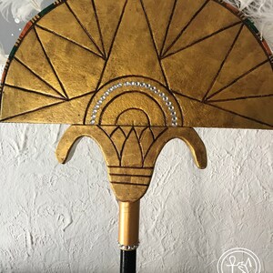 Ancient Egyptian Ostrich Feather Fans (set of 2) - Etsy