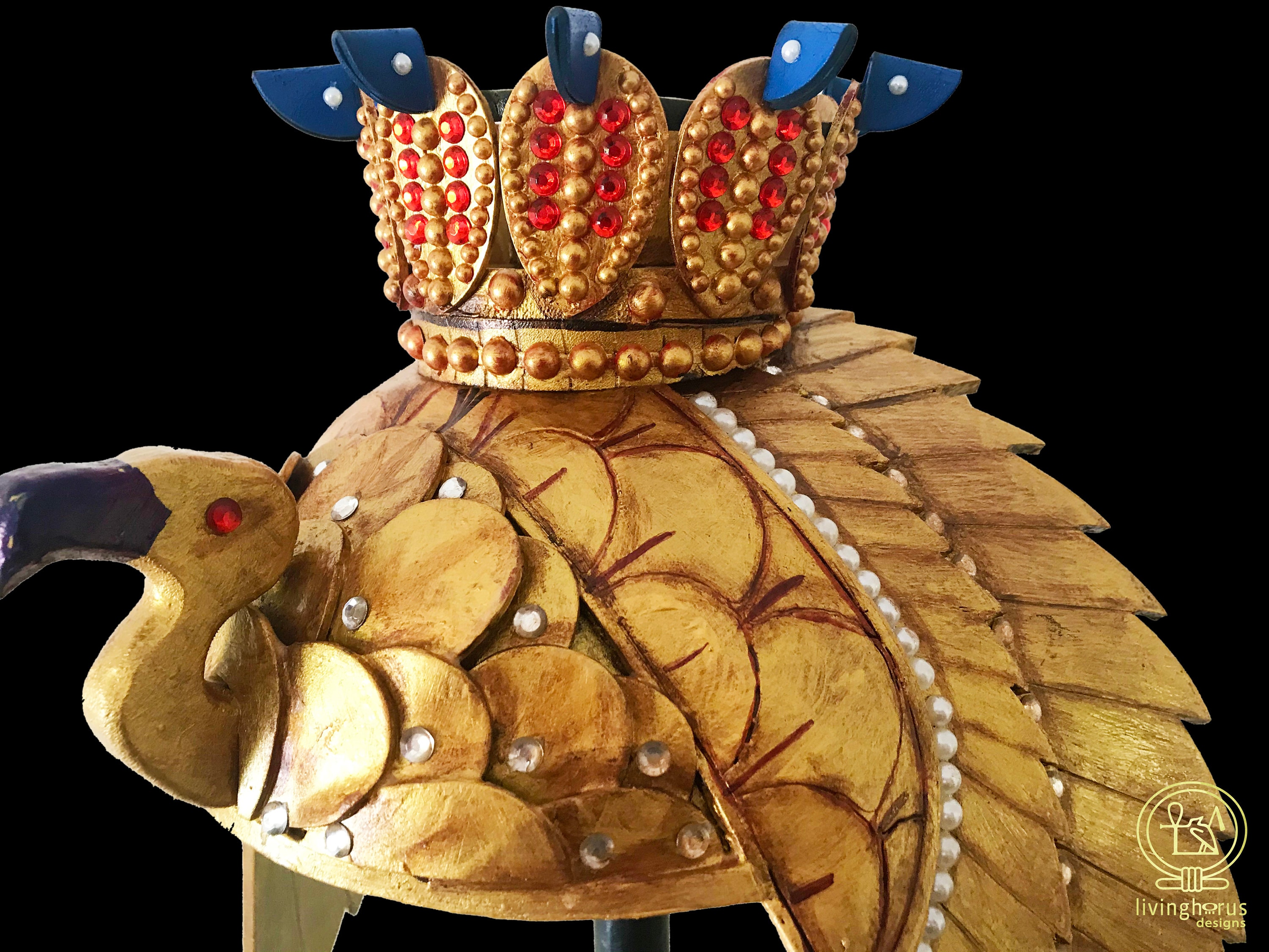 古い人形？の冠 上製 人形用 玉串 No.1 雛人形 ひな人形 材料 かんむり 冠 日本人形 頭