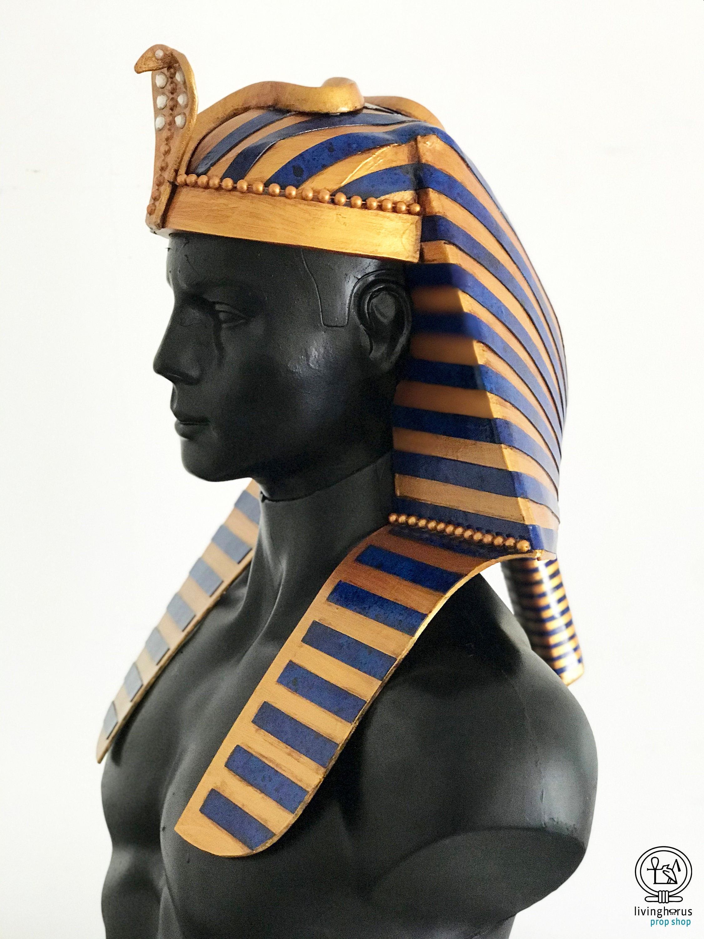 Ancient Egyptian Pharaoh Tutankhamun Crown Nemes Crown Etsy Australia Ancient Egyptian Pharaoh Tutankhamun Crown Nemes Crown Etsy Australia