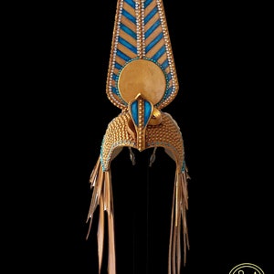Handcrafted Ancient Egyptian Crown of Cleopatra Replica - Regal Costume Accessory