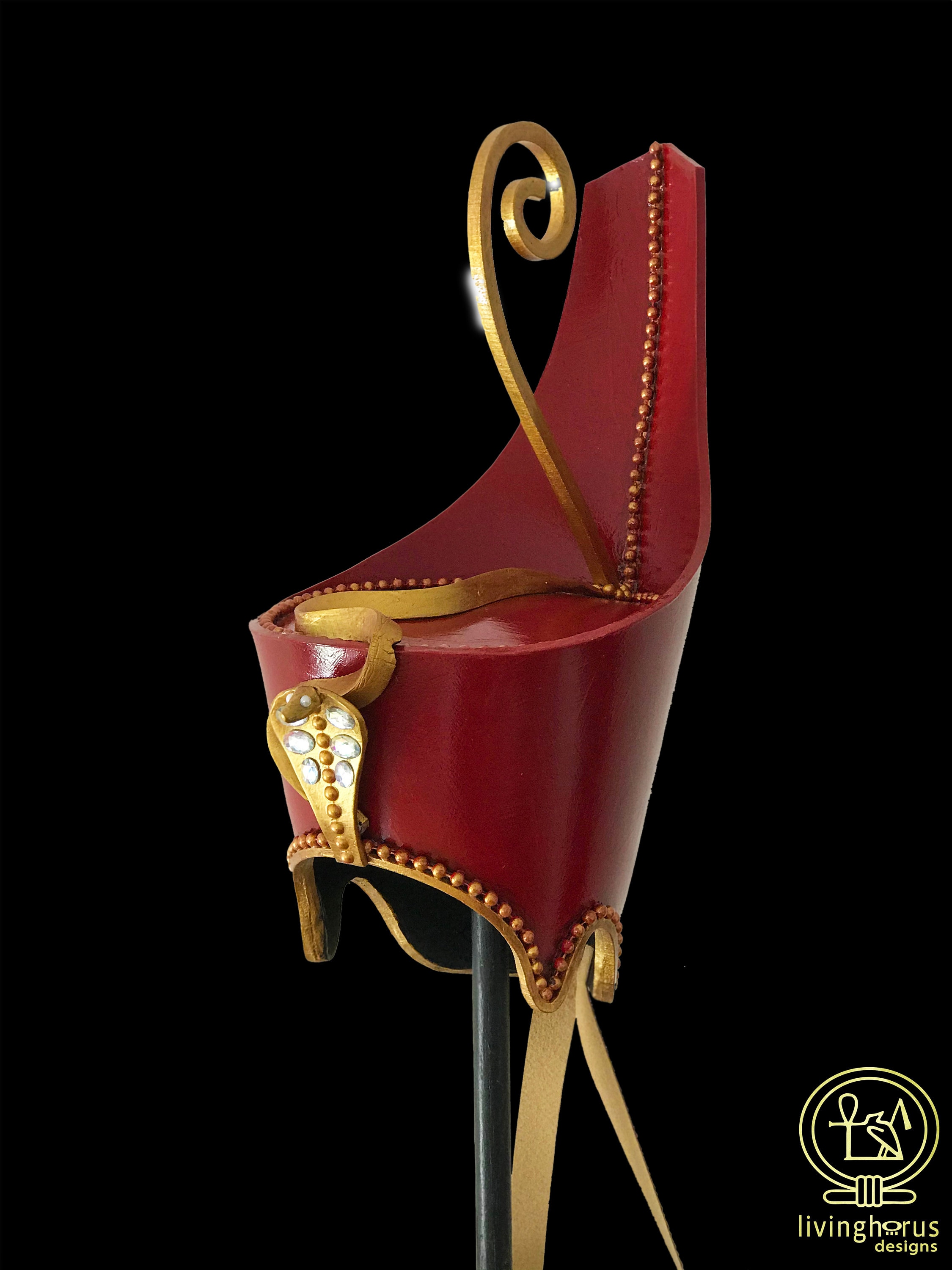 古代エジプト、アフリカアンティーク 古代エジプトの赤い王冠 - Etsy 日本