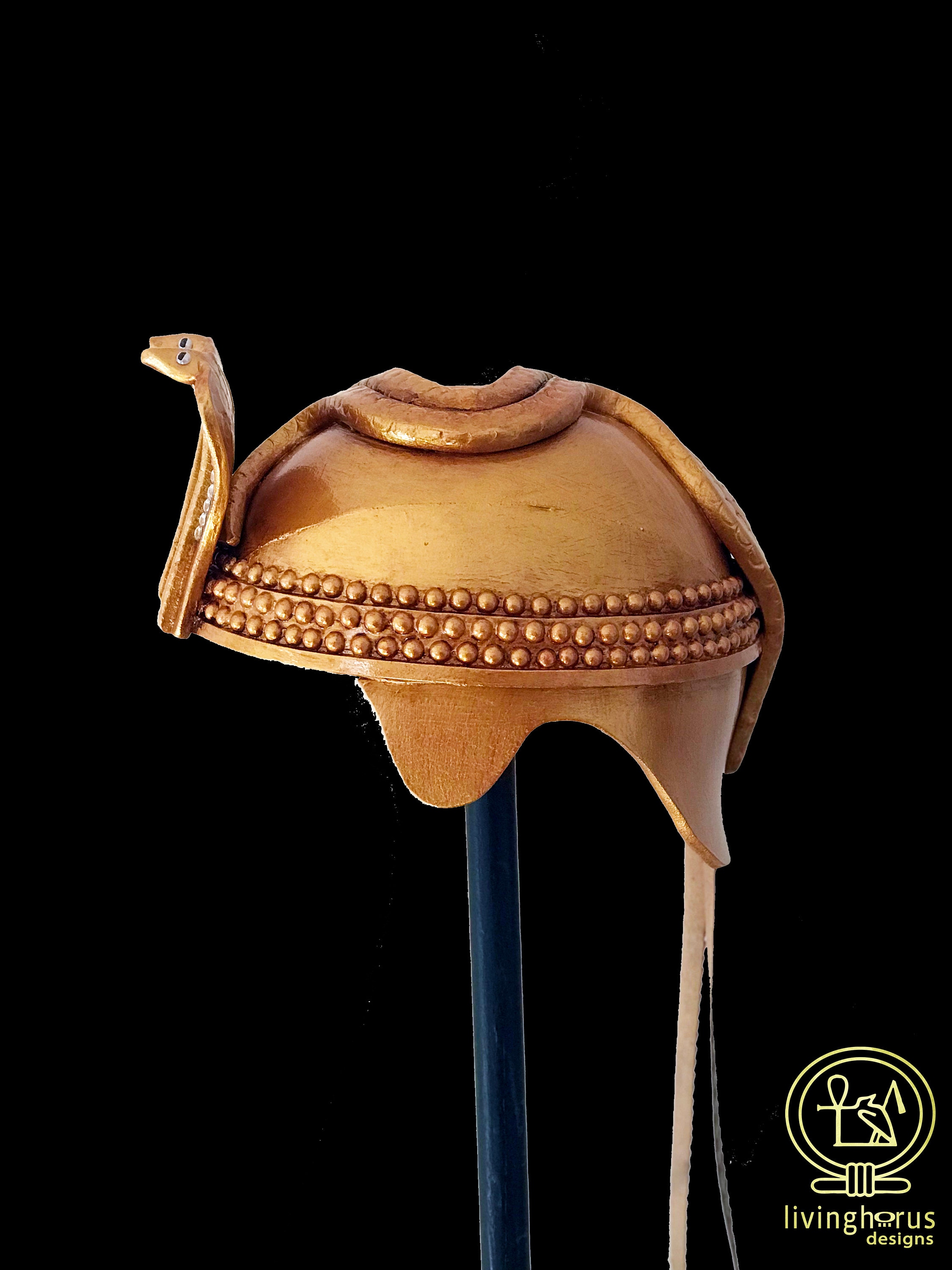古代エジプトのファラオ・タハルカ／クシュ王の王冠 - Etsy 日本