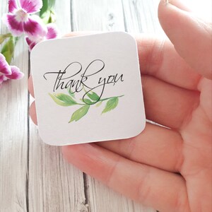 Cartes de remerciement, petites cartes de visite, cartes de visite, cartes carrées, cartes en carton, cartes imprimées, lot de cartes de remerciement