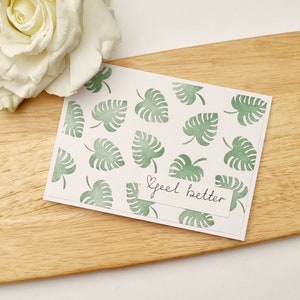Carte de rétablissement | Plant Madame Carte De Vœux | Cartes et loisirs créatifs de Susie