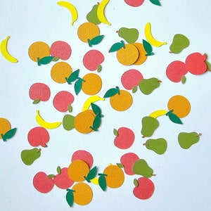 Fruit Party Decorations | Fruit Confetti | CardsanCraftsbySusie