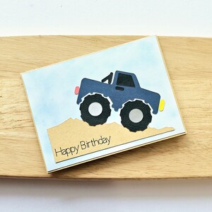 Presente de Monster Truck | Cartão de aniversário de caminhão | CardsanCraftsbySusie