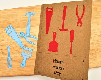 Tool Fathers Day Card | CardsanCraftsbySusie
