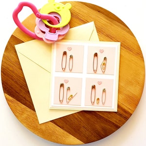 Welcome to the World Baby Card | Baby Pin Card | CardsanCraftsbySusie