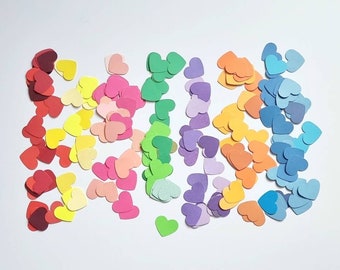 Papierherzen Confetti