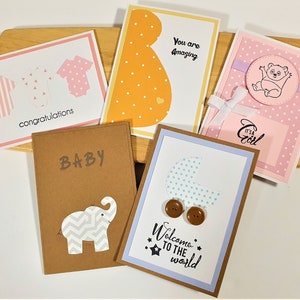 New Born Baby Greeting Cards - Pack of Five | CardsanCraftsbySusie