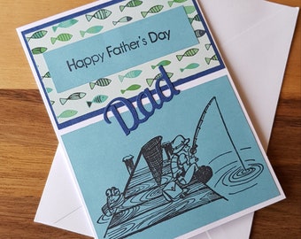 Fishing Father's Day Card | CardsanCraftsbySusie