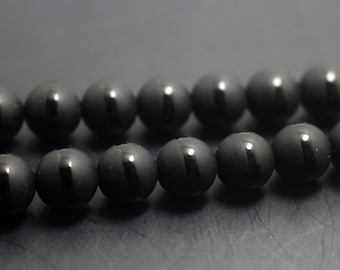 Natural Matte Round Black Onyx ,8mm 10mm Matte Black Onyx Beads,Matte Black Onyx Beads,Round beads,15 inch per strand