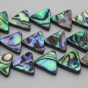 5PCS abalone shell Triangle Beads, 13X15mm abalone shell Triangle Beads Wholesale.