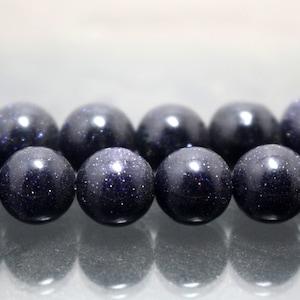 Blue Goldstone Round Beads,4mm 6mm 8mm 10mm 12mm Blue Goldstone Beads,Blue Goldstone Beads,Smooth Round beads