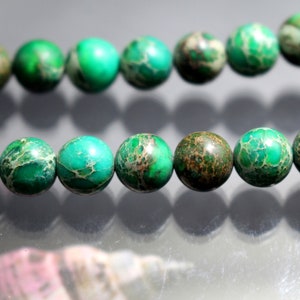 Natural green Sea Sediment Round Beads,6mm 8mm 10mm 12mm green Sea Sediment Beads,green Sea Sediment Beads,Smooth Round beads