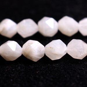 Natural Faceted Moonstone Beads,15 inch strands, 6mm 8mm 10mm Faceted Moonstone beads, Moonstone Beads, Faceted Beads.