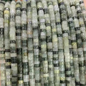 Natural Turquoise Abacus Gemstone Beads,2×4mm Turquoise Chip Beads, Turquoise column beads,15 inch per strand .Turquoise Spacer Beads