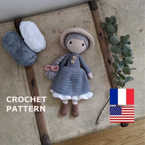 Crochet doll pattern - Sophie