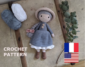 Crochet doll pattern - Sophie