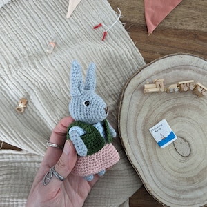 Patron crochet : Lapin tout-petit armoire The Cottontail Family image 6