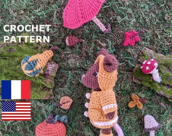 Crochet pattern : bundle mouse + fall collection - The Mice Family