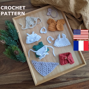 Patrón de crochet - Armario vintage (¡sólo!) - The Mice Family