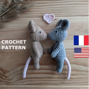 Crochet pattern - Mouse only - The Mice Family