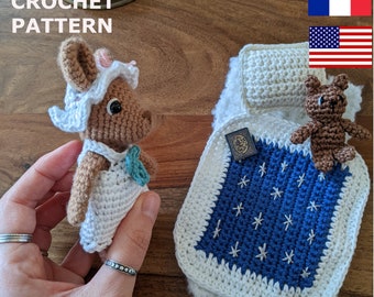 Crochet pattern : bundle mouse + night collection - The Mice Family