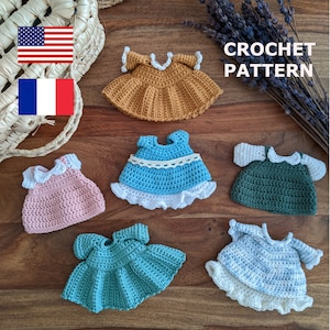 Patron au crochet : Robes personnalisables - The Cottontail Family