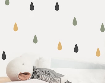 Tear drops, raindrops, raindrops decals, raindrops wall stickers, raindrops wallpaper