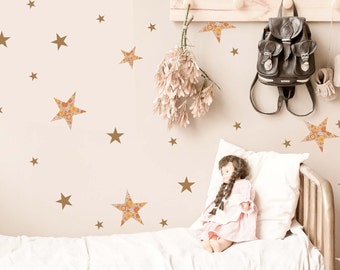 star wall decals, star wall stickers, star wall decor, star wall paper