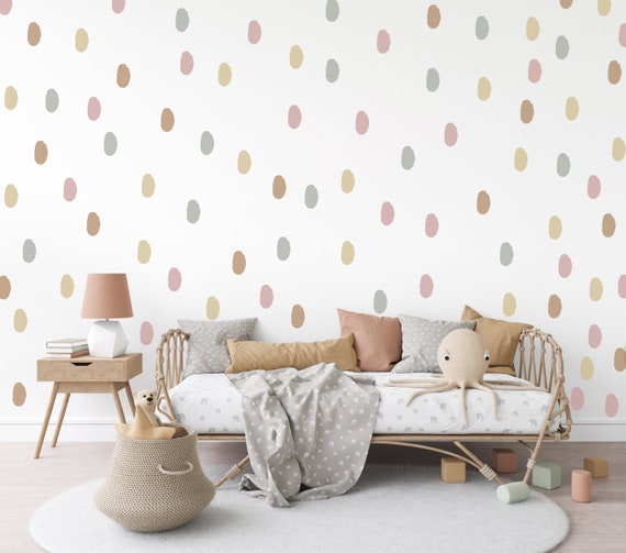 Polka Dot Girls Room Ideas For Walls