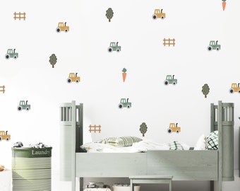 Farm wall sticker, Farm animals, boys room decor, nursery decor