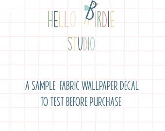 Fabric decal sample - sample decal - sample wall sticker - sample decals