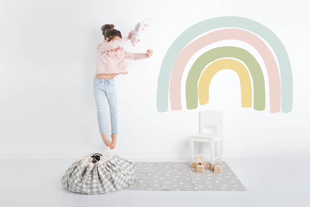 Rainbow Decal Extra Large Decal Rainbow Wall Decal Rainbow Wall Sticker