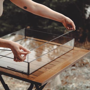Glass Box Black Showcase