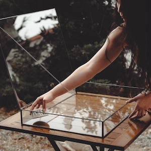 Glass Box Black Showcase