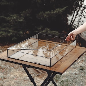 Glass Box Black Showcase