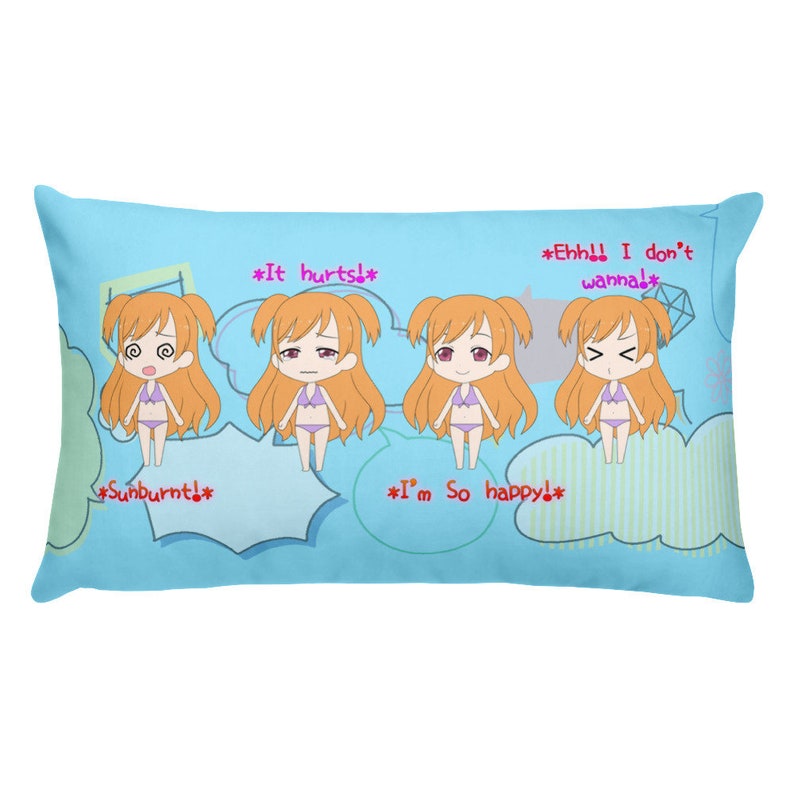 Anime Body Pillow Chibi Swimsuit Anime Cosplay Anime Pillow Etsy