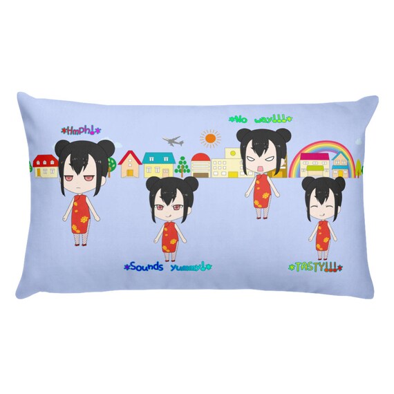 anime body pillow chinese dress chibi character anime pillow kawaii pillow  japanese pillow japanese cushion cartoon pillow