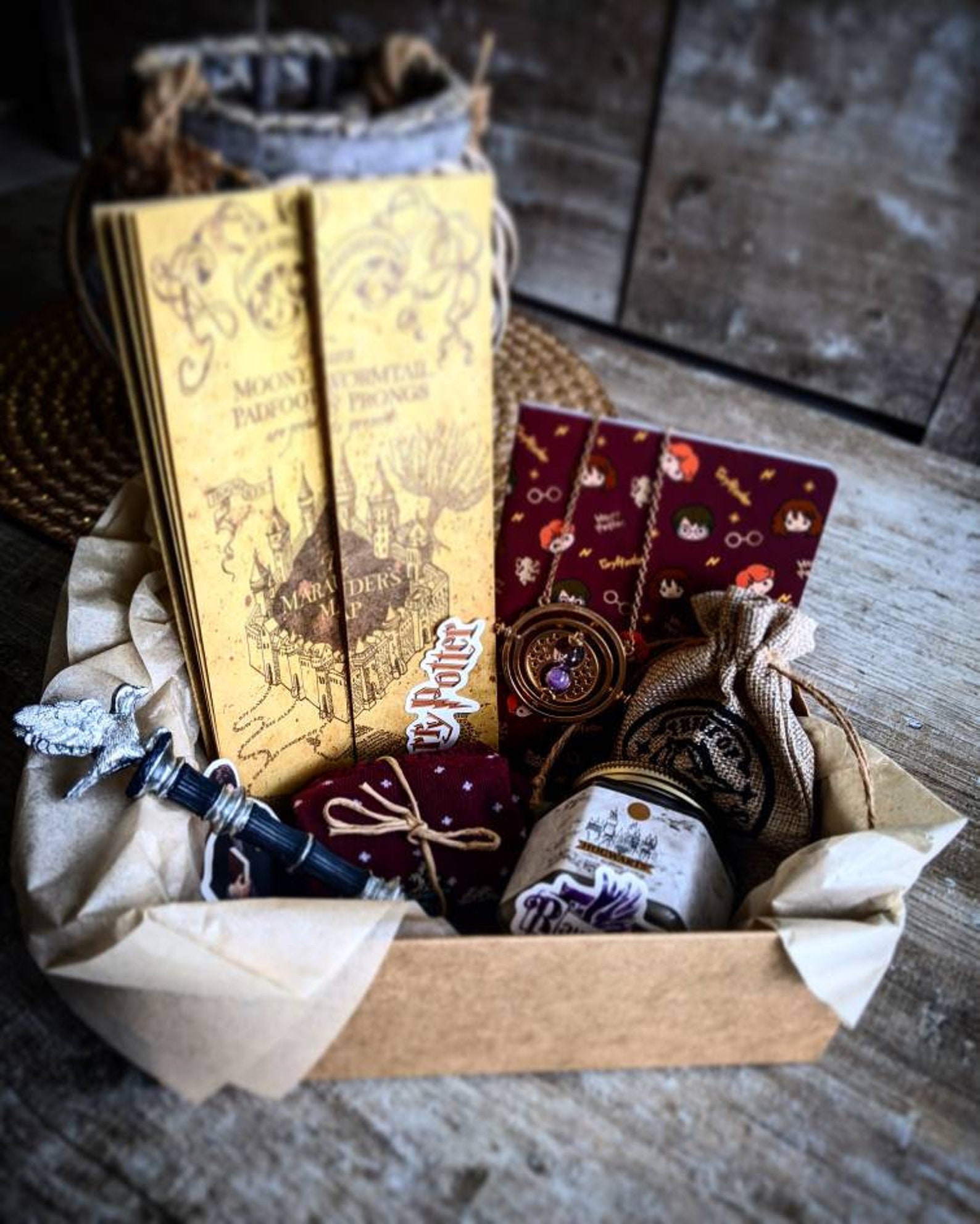 Box surprise anniversaire Harry Potter cadeau Etsy