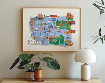 Mapa gwaszu Central Park Estate