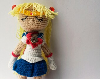 Crochet Pattern Sailor Moon Doll / Amigurumi Doll tutorial / Crochet Toy / Amigurumi Toy PDF