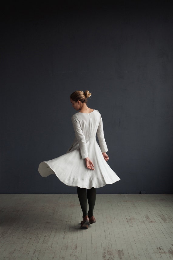 light grey summer dress